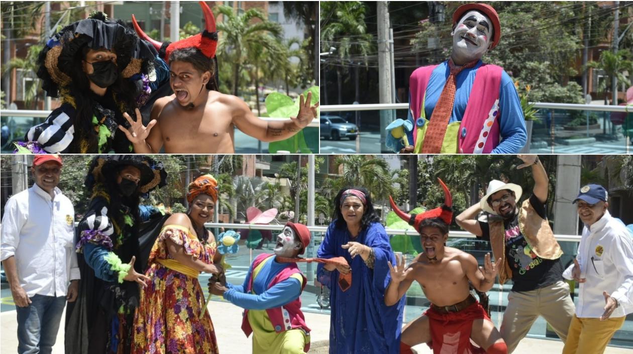 Algunos participantes del Encuentro de Comedias.