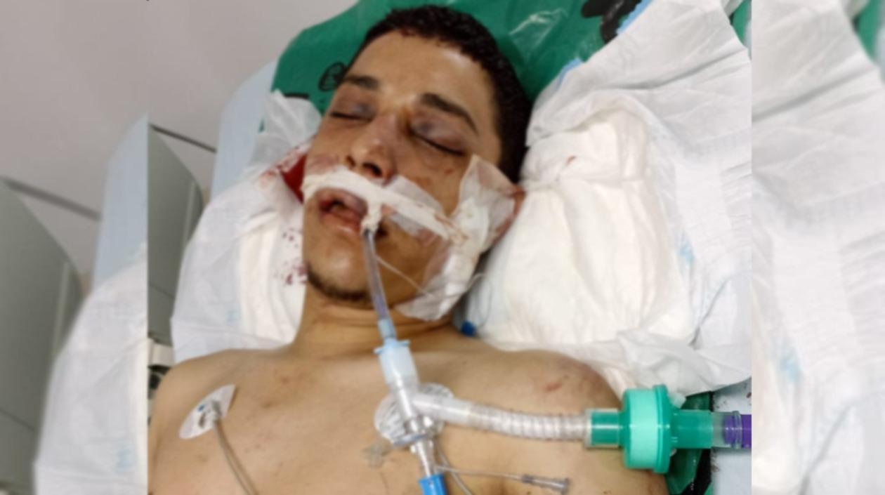 Paciente sin identificar en el Camino Adelita de Char. 