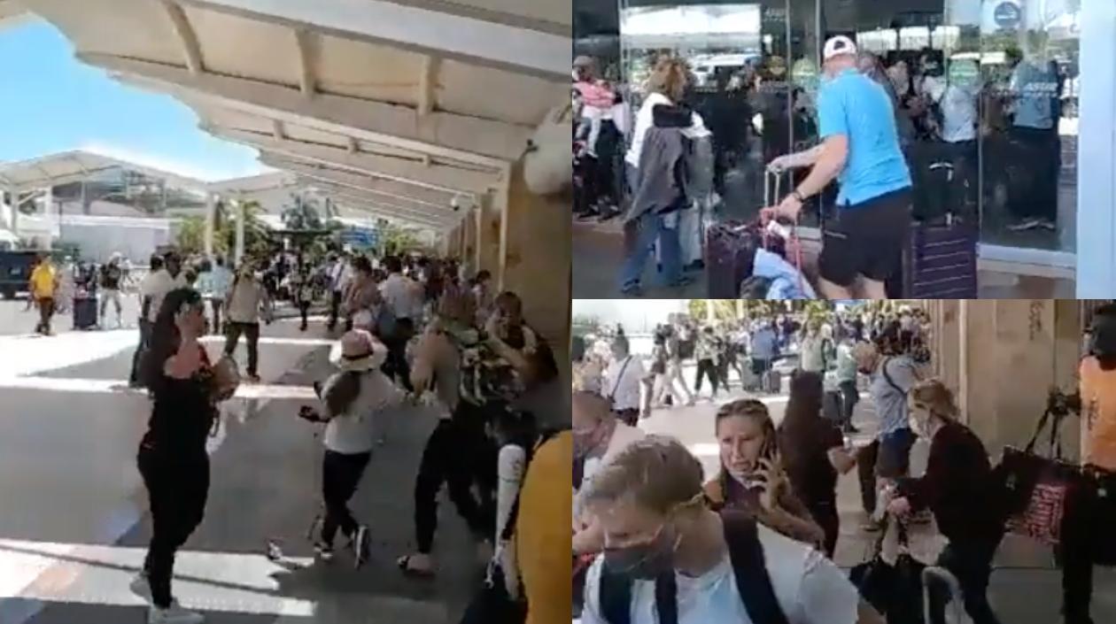 Imágenes del suceso.