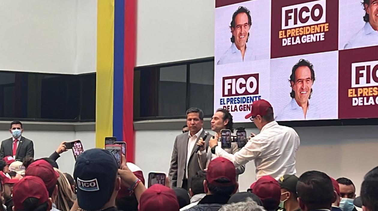 El candidato Fico Gutiérrez.