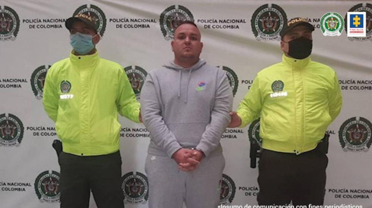 Juan Camilo Molina Medina, capturado.