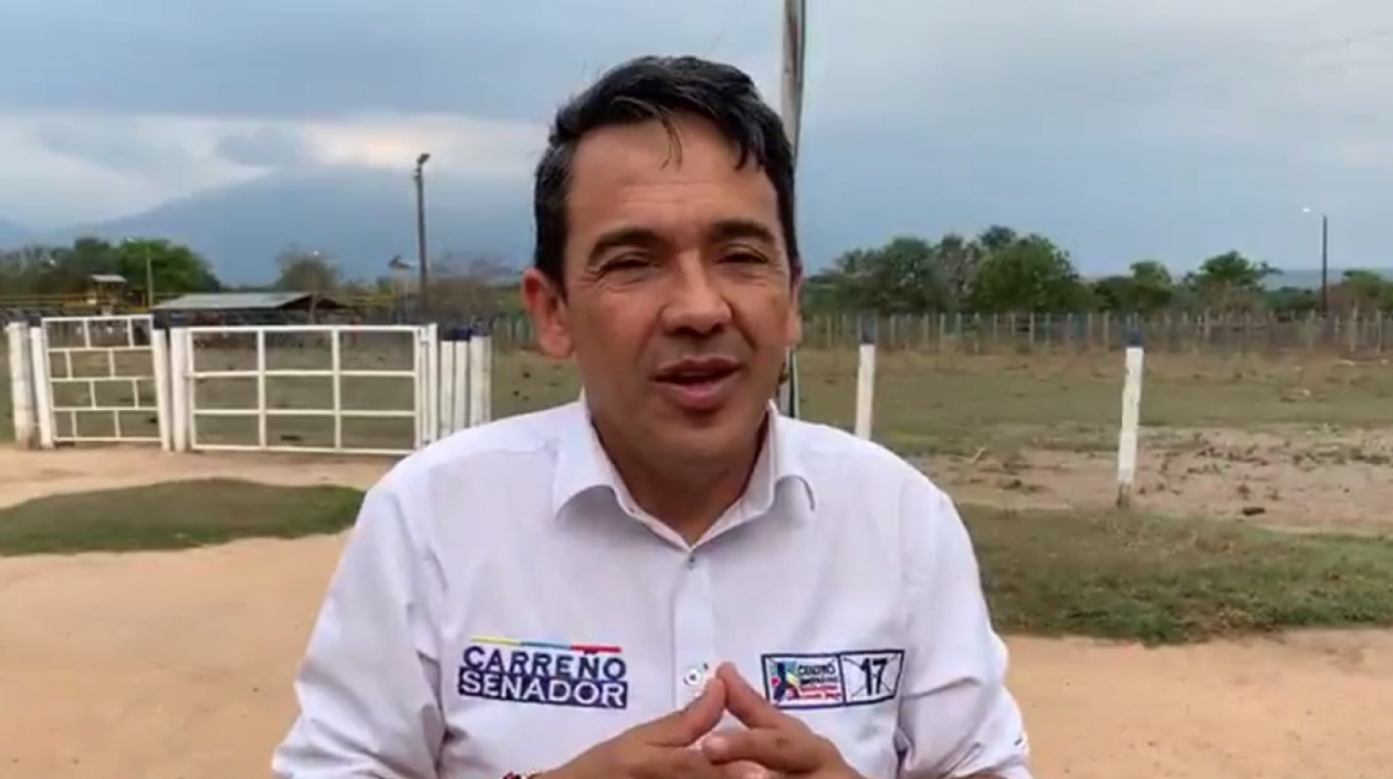 José Vicente Carreño, senador electo.