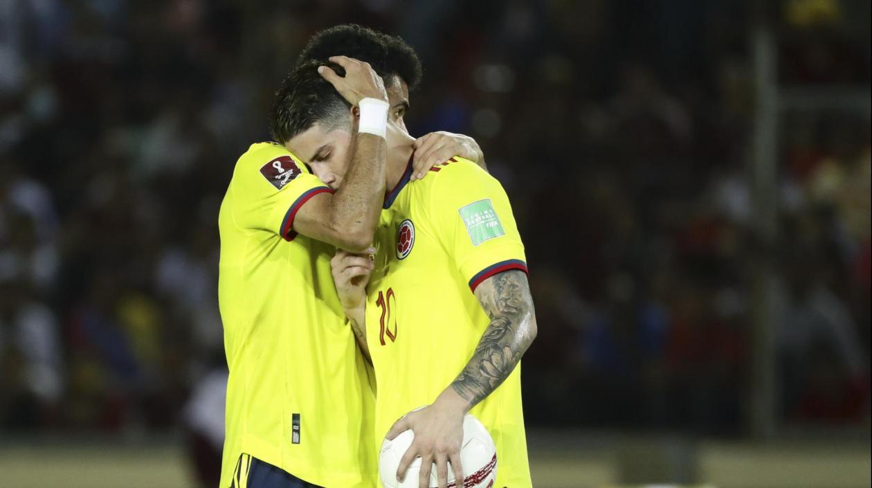 James Rodríguez, jugador colombiano. 