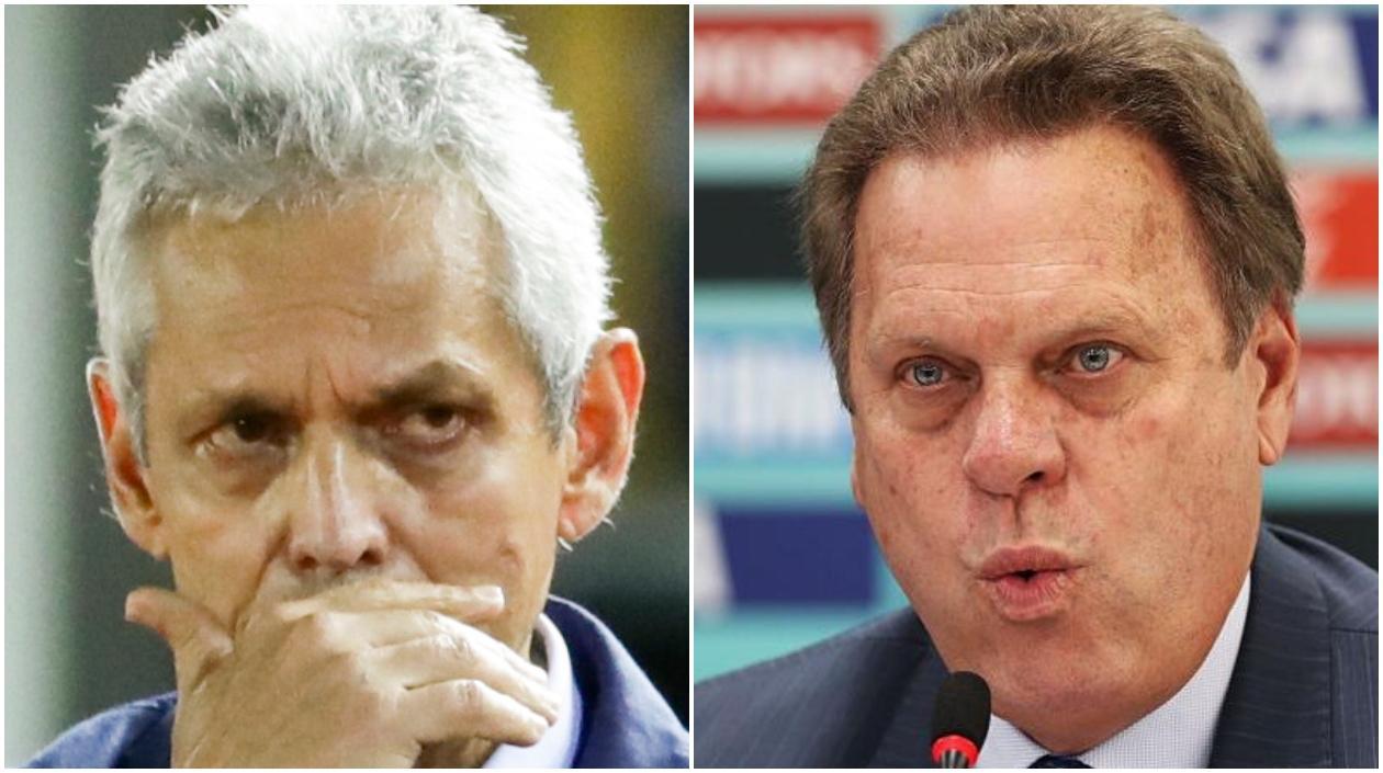 Reinaldo Rueda y Ramón Jesurún. 