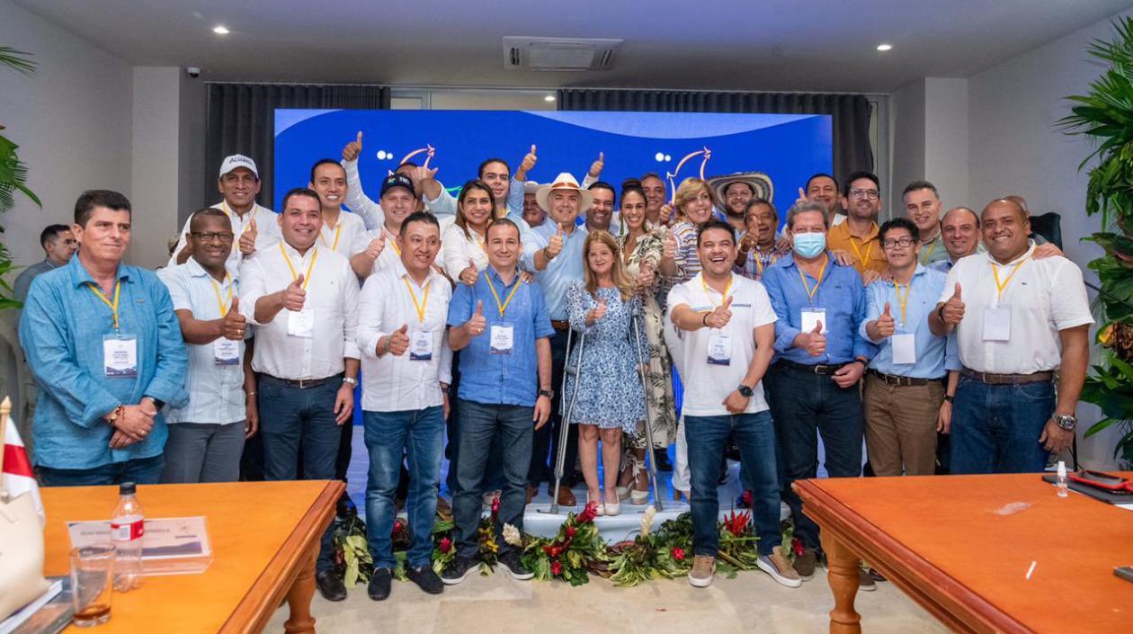 El Presidente de la República, Iván Duque y los Gobernadores.