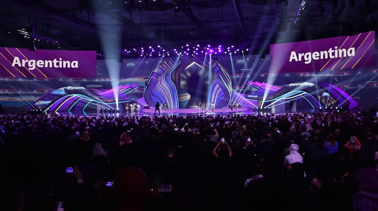 Momento de la ceremonia. 