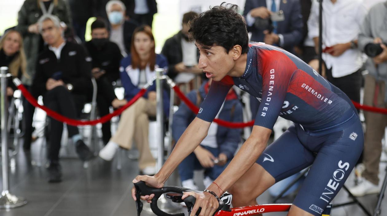 Egan Bernal, ciclista colombiano. 