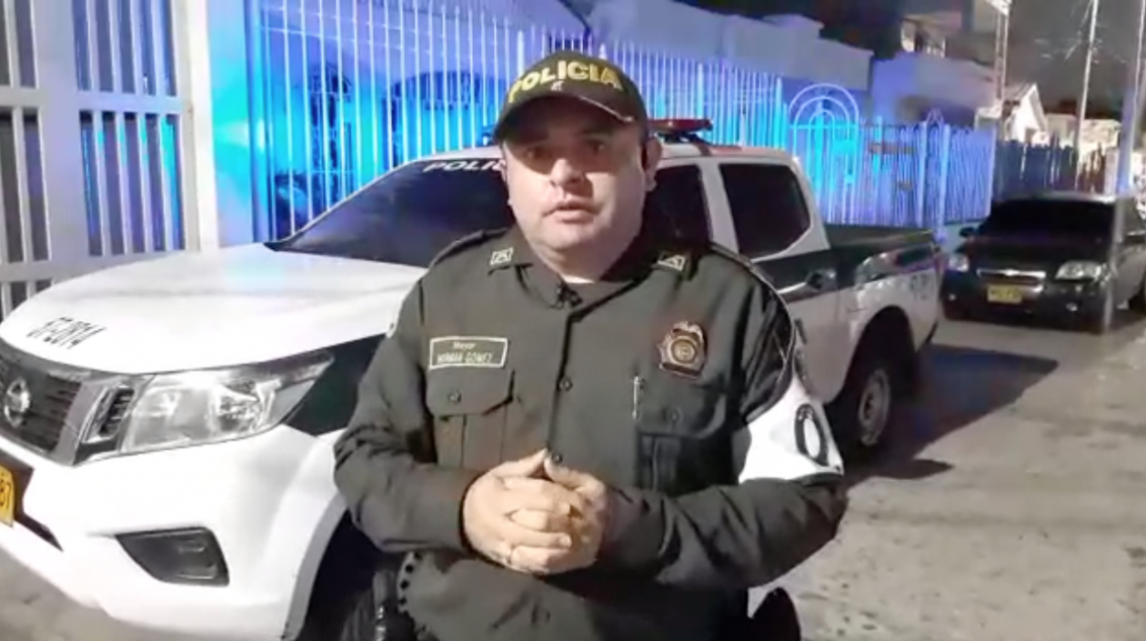 Mayor Norman Gómez, oficial de supervisión de Mebar.