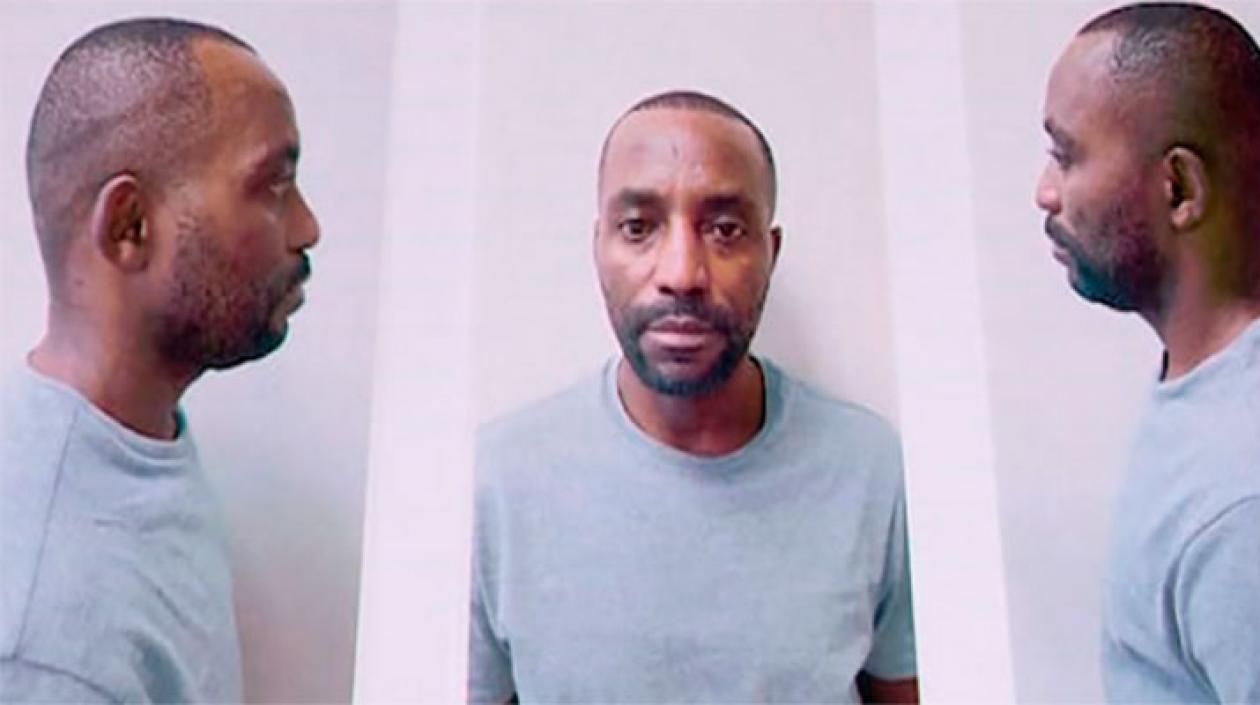 Mario Antonio Palacios, detenido.