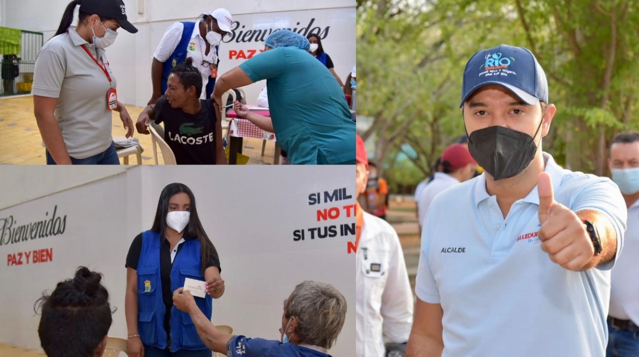 La vacunación contra el Covid-19 debe acelerarse en Valledupar. En la foto, el alcalde Mello Castro.