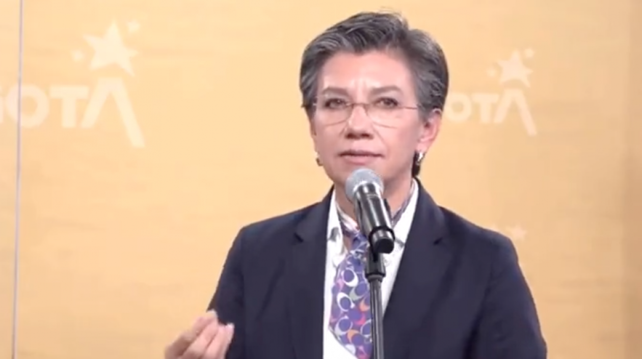 La alcaldesa de Bogotá, Claudia López.