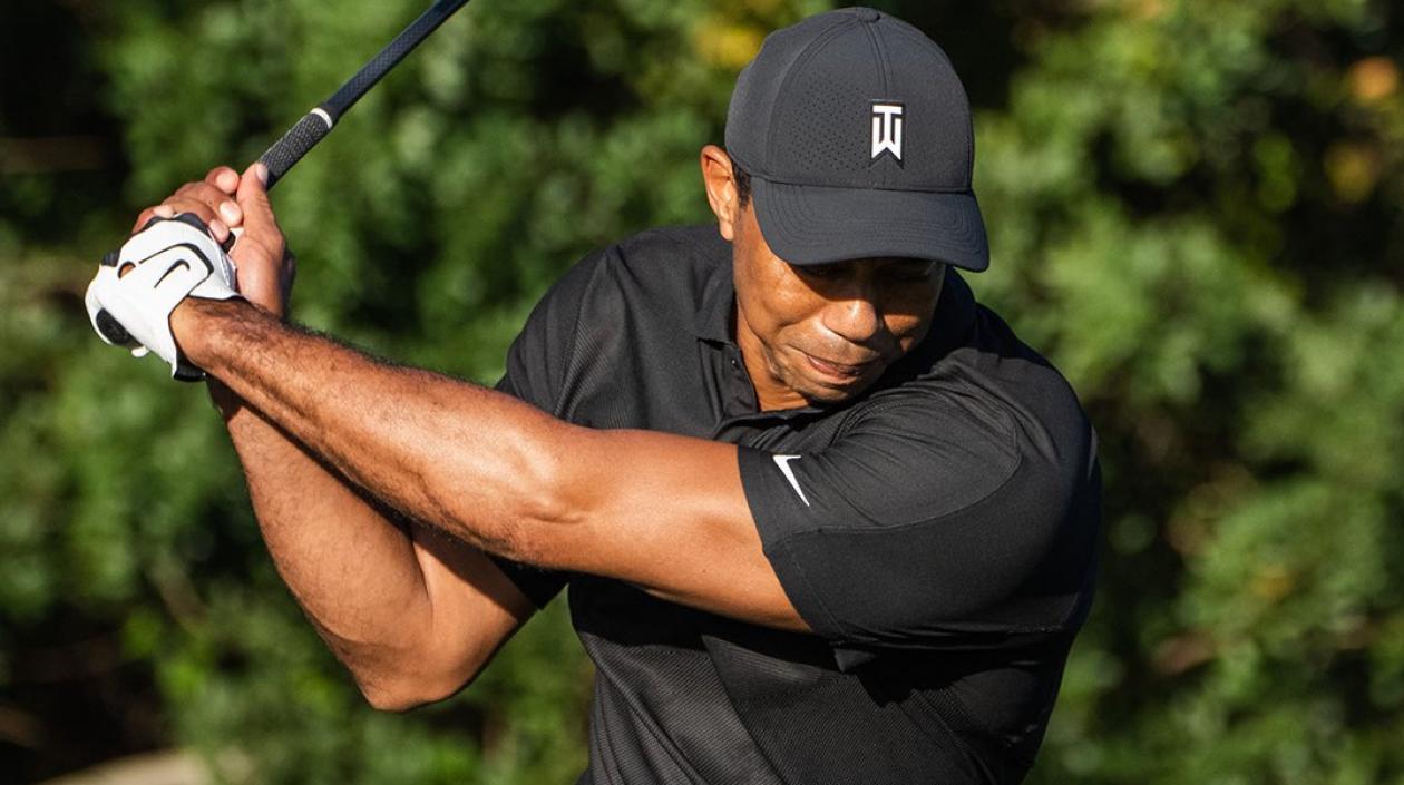 Tiger Woods, golfista norteamericano. 