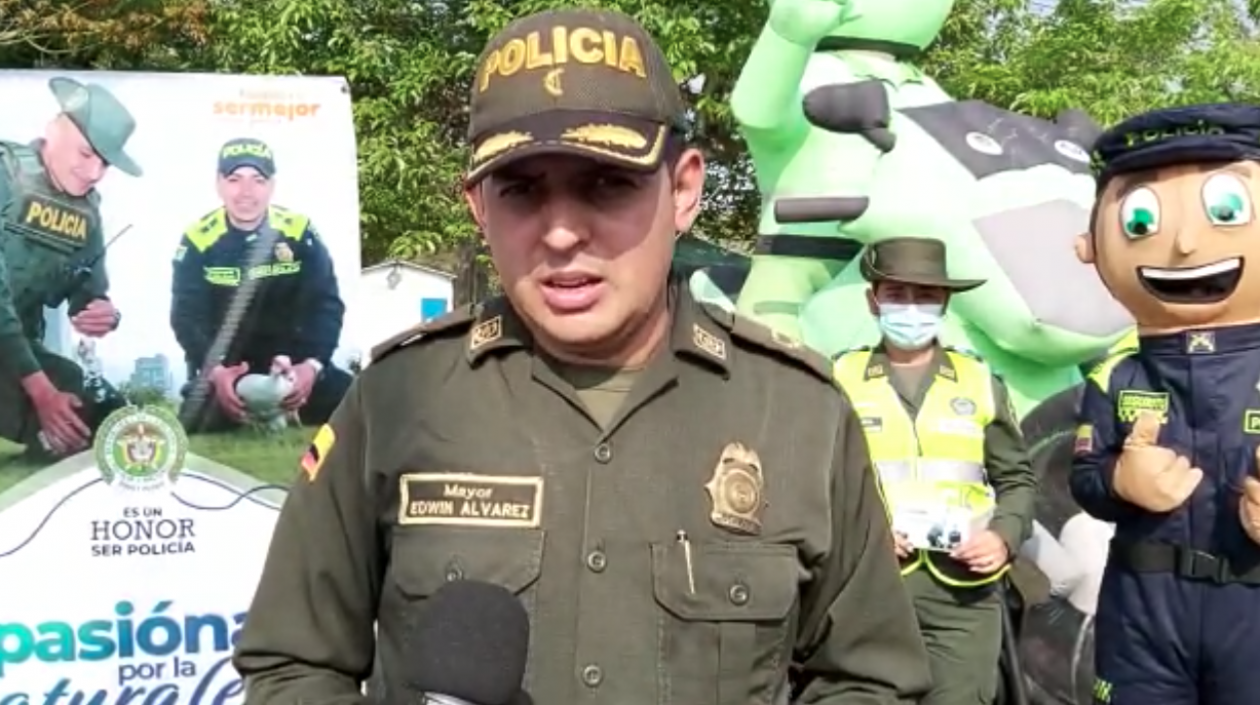 Edwin Álvarez, Comandante Operativo de Policía de Atlántico.