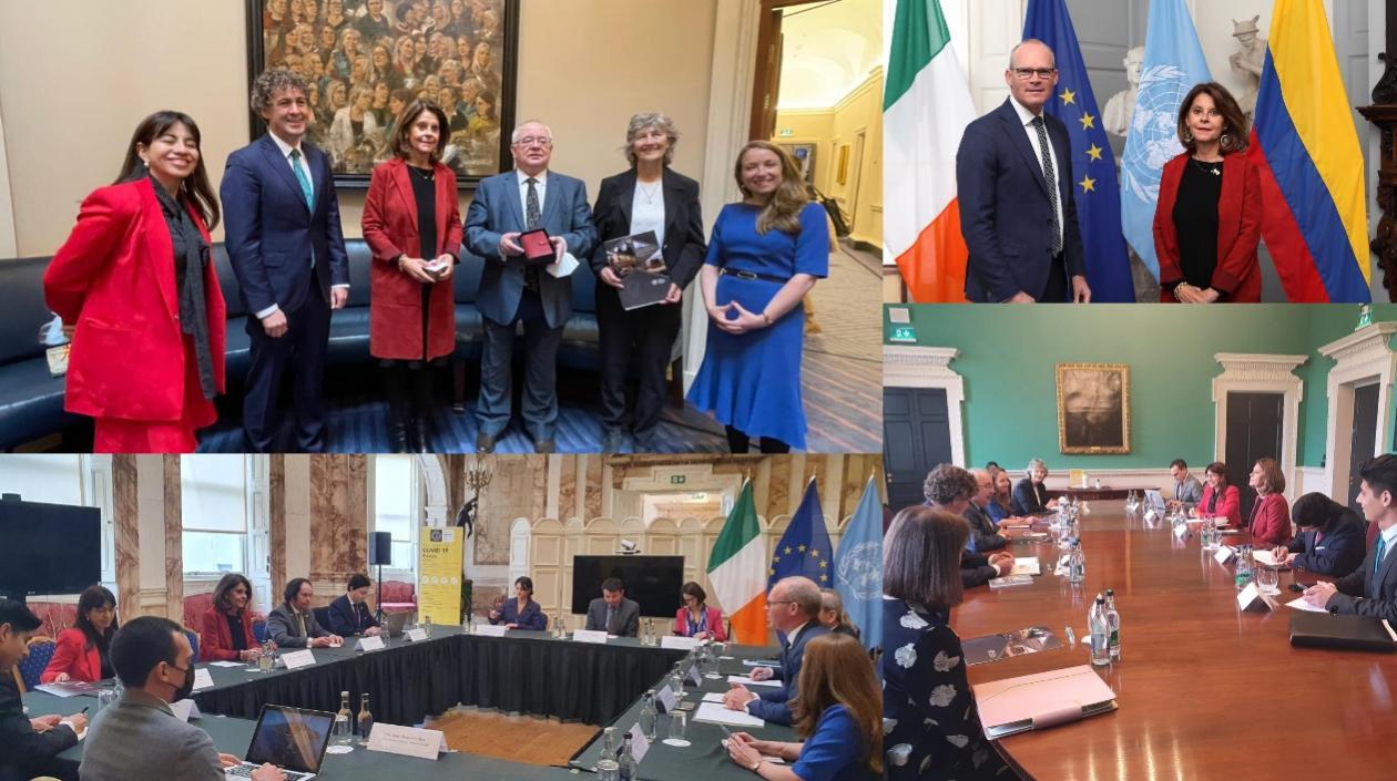 Visita de Marta Lucía Ramírez a Irlanda.