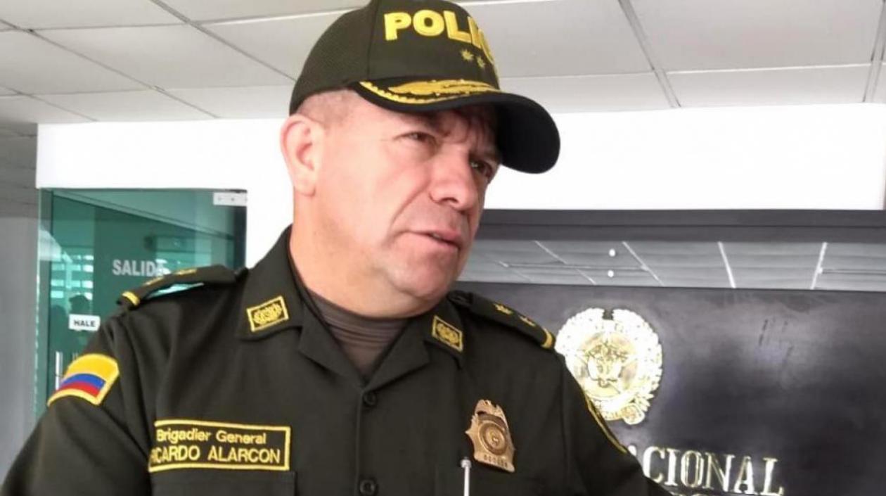 El mayor general Ricardo Augusto Alarcón Campos, director de Antinarcóticos de la Policía Nacional.