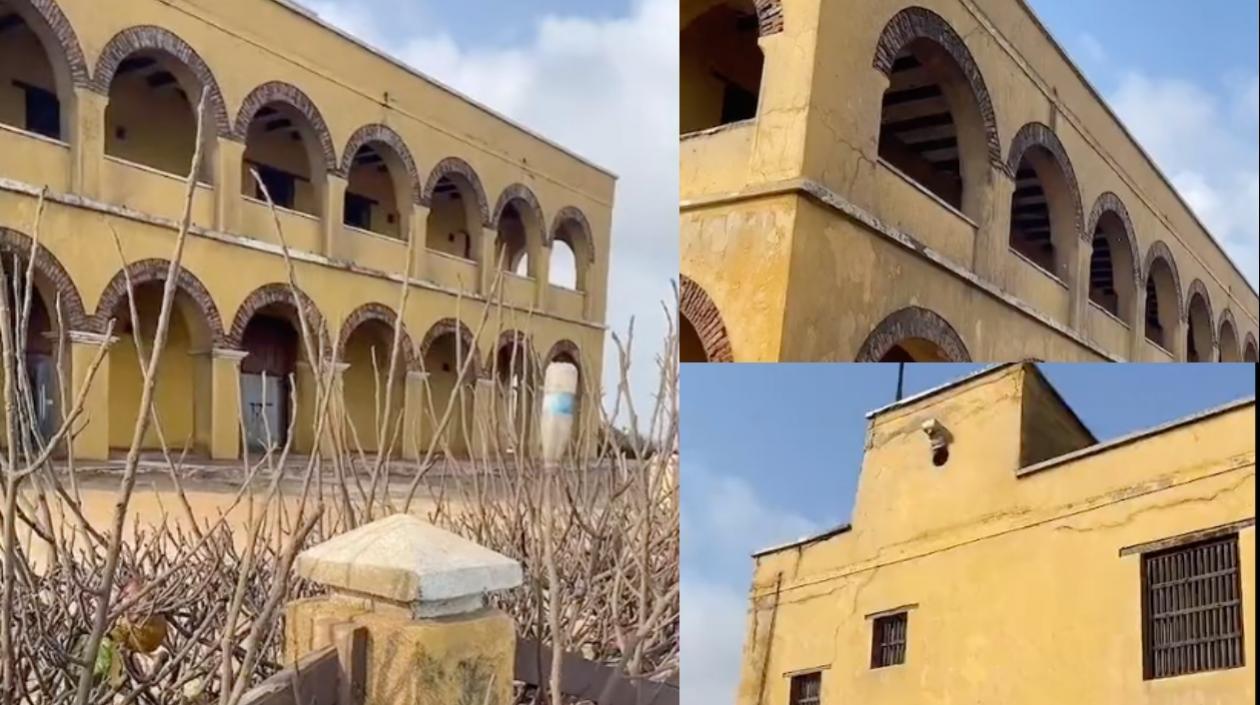 Así se encuentra el Castillo de Salgar.