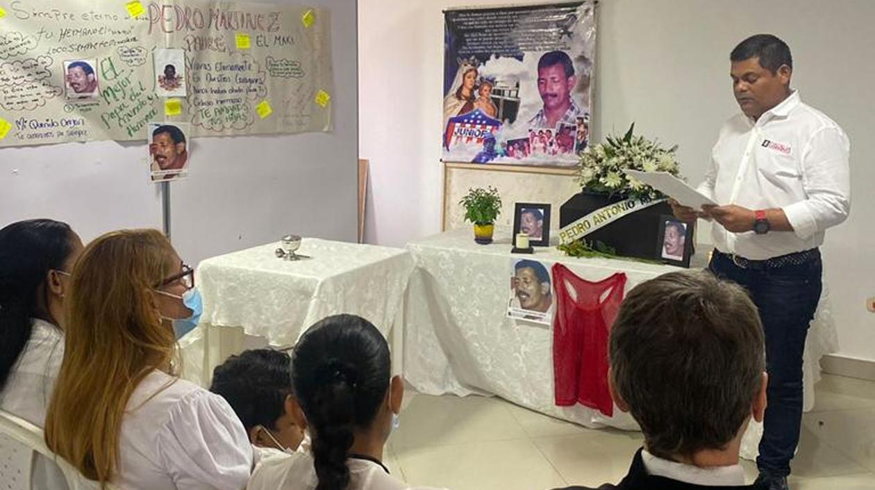 Entrega de restos óseos de Pedro Martínez Gamero