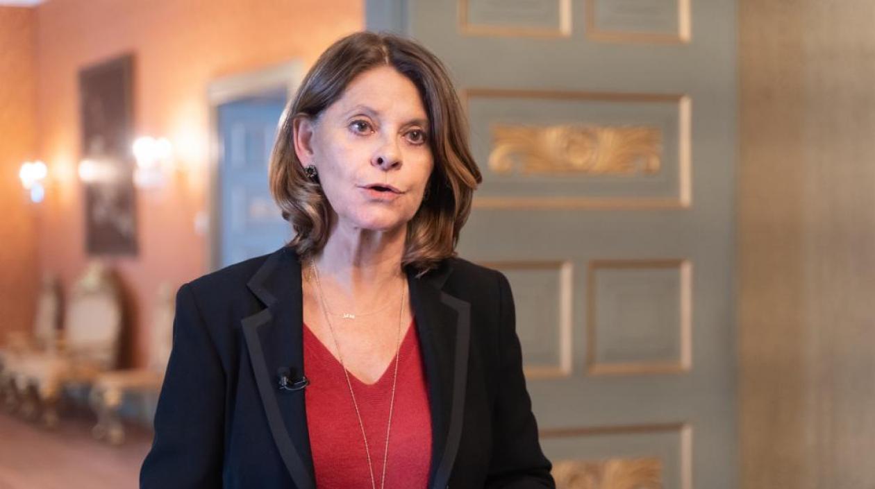 Vicepresidente-Canciller Marta Lucía Ramírez.