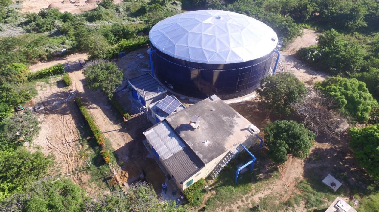 Imagen de uno de los tanques en el departamento.