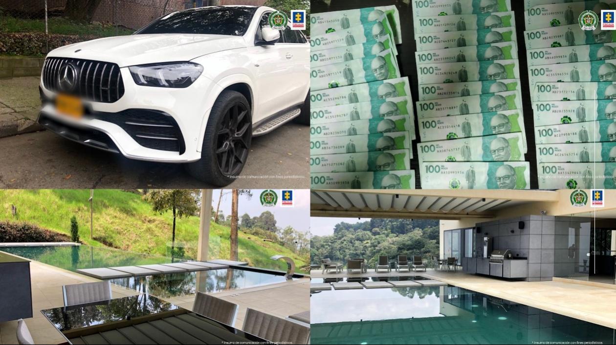 Bienes incautados al 'Clan del Golfo'.