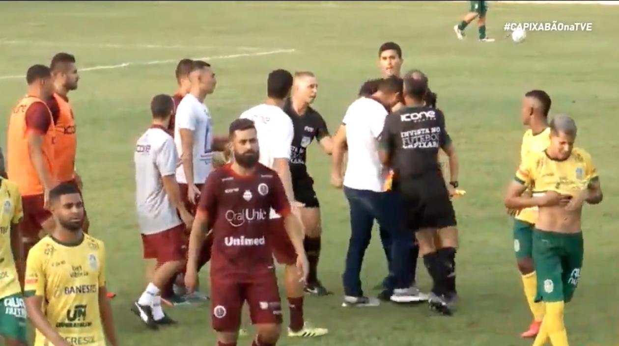 Momento de la agresión.