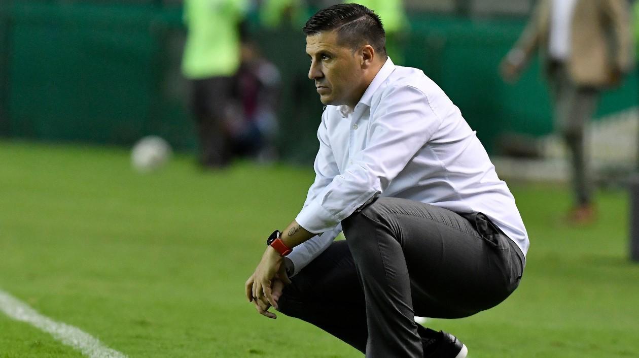 Juan Cruz Real, entrenador de Junior. 