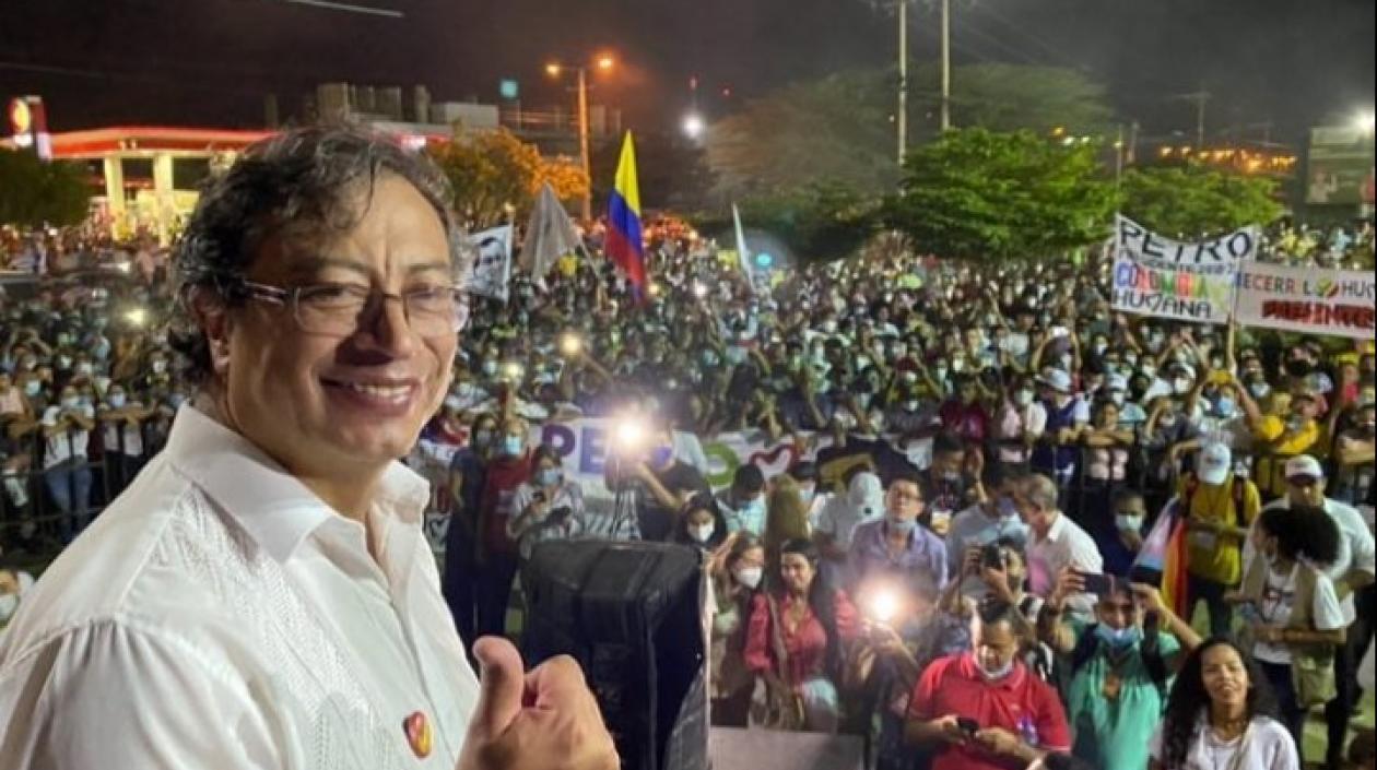 Gustavo Petro, aspirante a la presidencia.