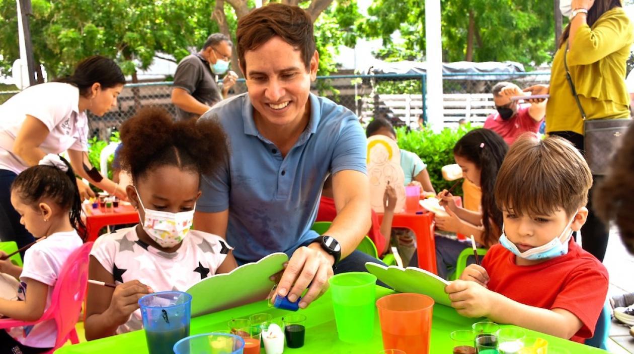 El Secretario de Control Urbano y Espacio Público, Ángelo Cianci, presidiendo la jornad