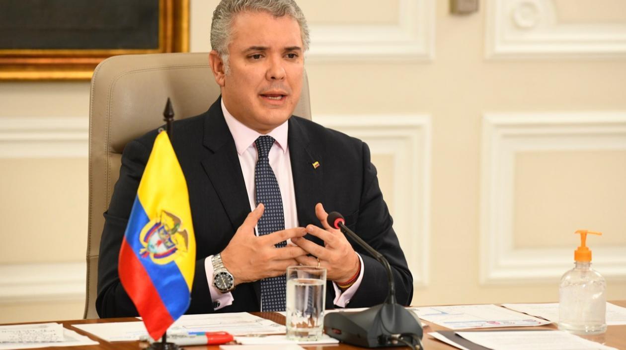 El Presidente de la República, Iván Duque.