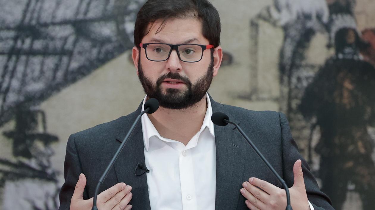 El presidente de Chile, Gabriel Boric.