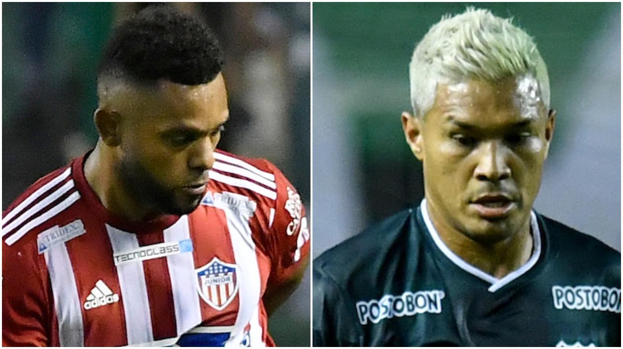 Miguel Ángel Borja y Teófilo Gutiérrez. 