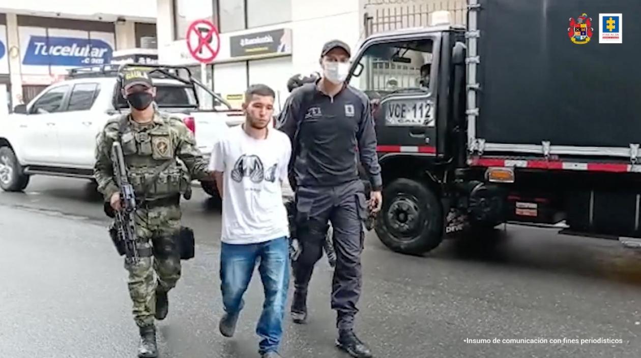 El hombre fue capturado por el Gaula y el CTI.