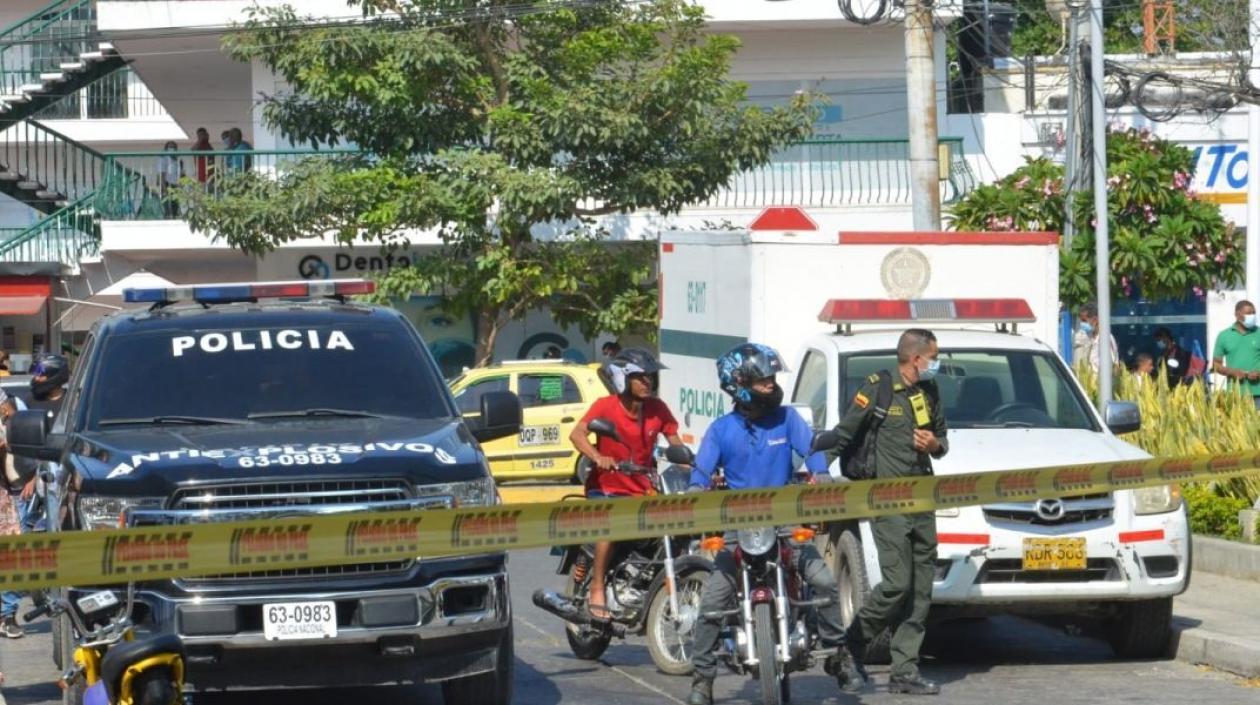 Homicidio en el centro de Santa Marta