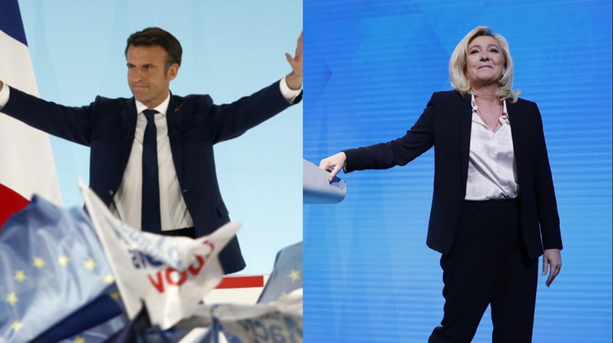 Emmanuel Macron y Marine Le Pen.