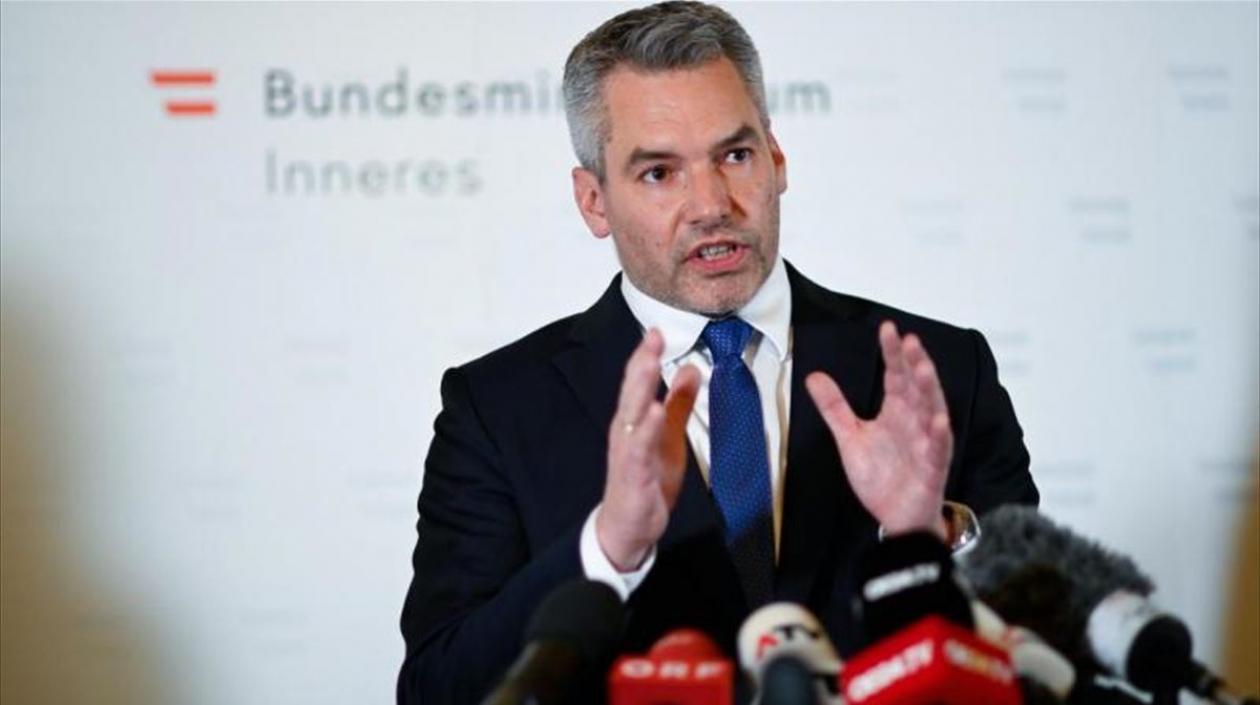El canciller federal de Austria, Karl Nehammer.