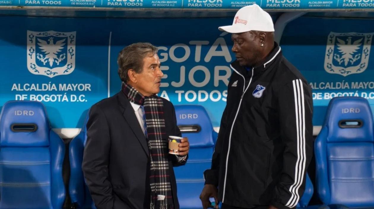 Jorge Luis Pinto y Freddy Rincón. 