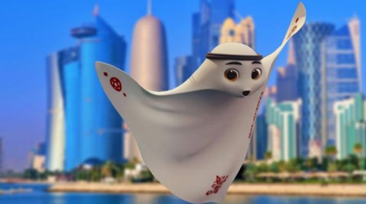 La'eeb, mascota del Mundial de Fútbol de Catar 2022.