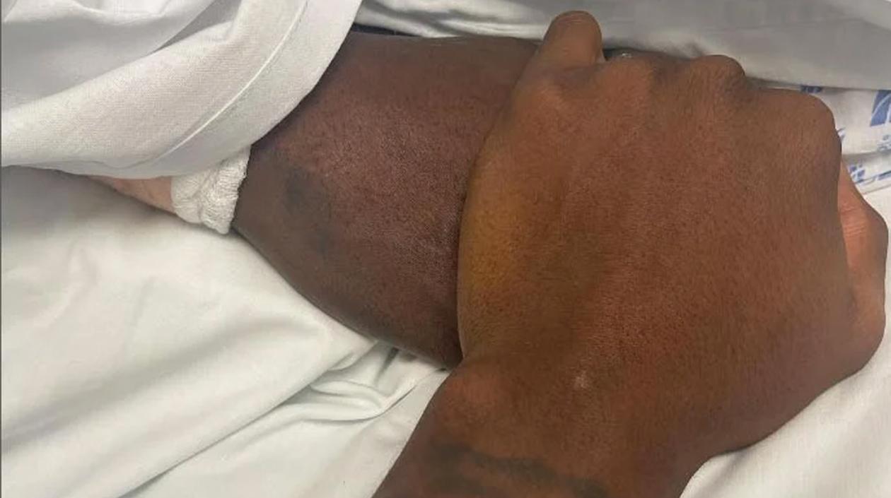 La imagen del hijo de Freddy Rincón