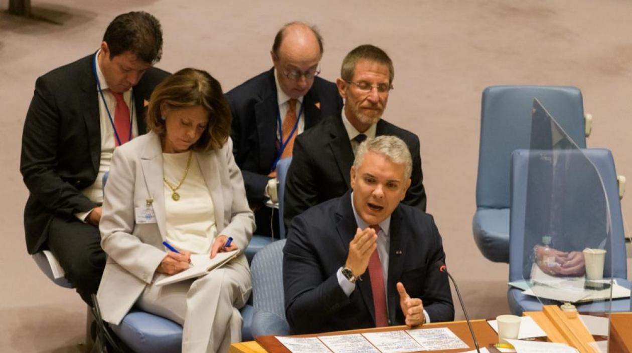 El Presidente de la República, Iván Duque.