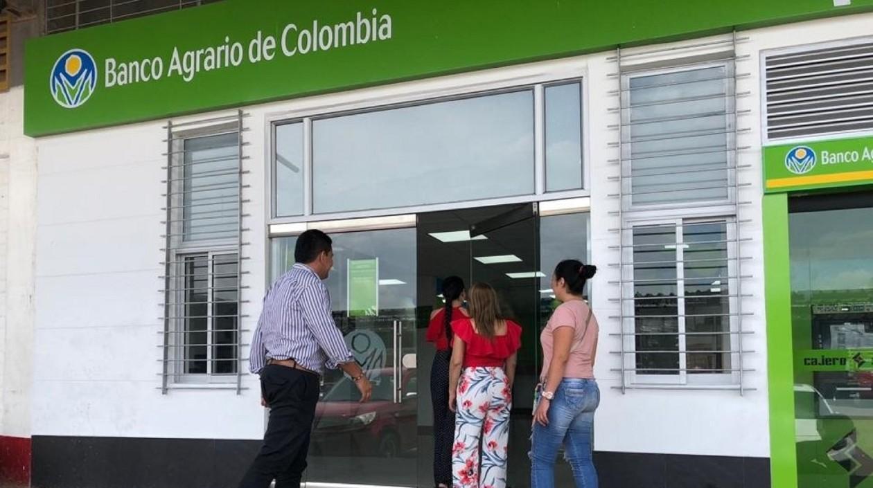 Banco Agrario de Colombia. 