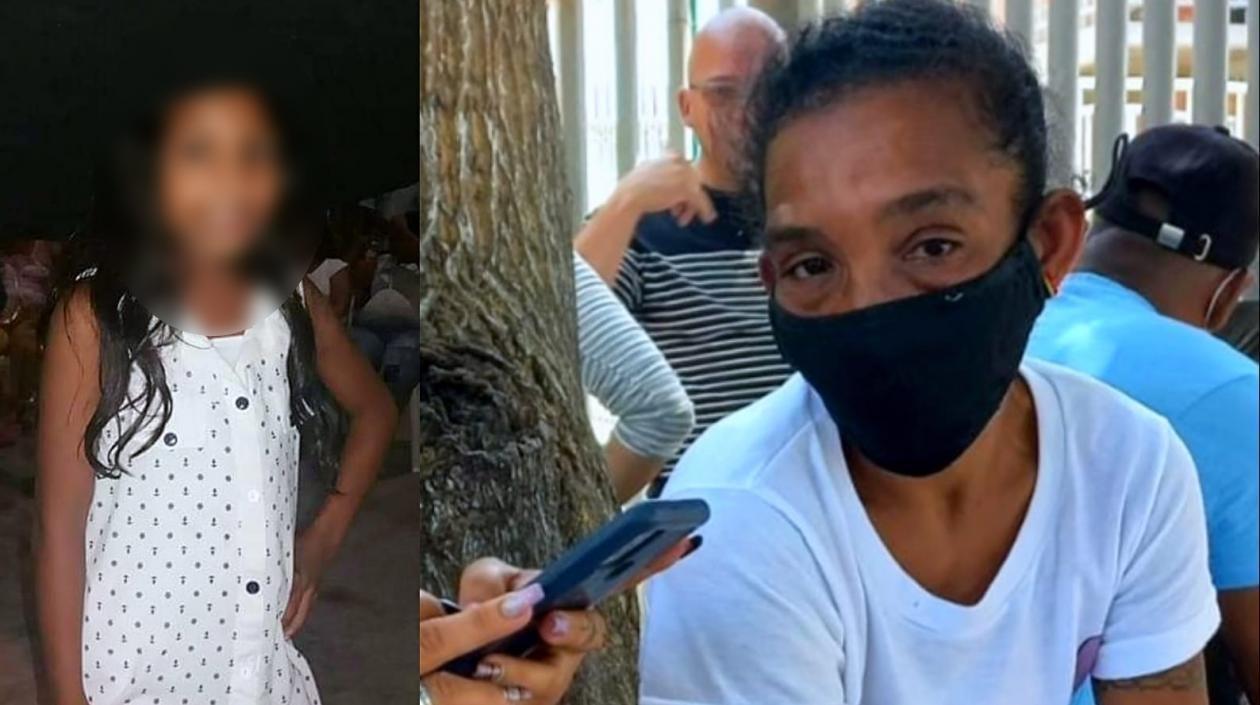 Nicoll Barraza y su mamá, Gisela María Barraza De la Hoz.