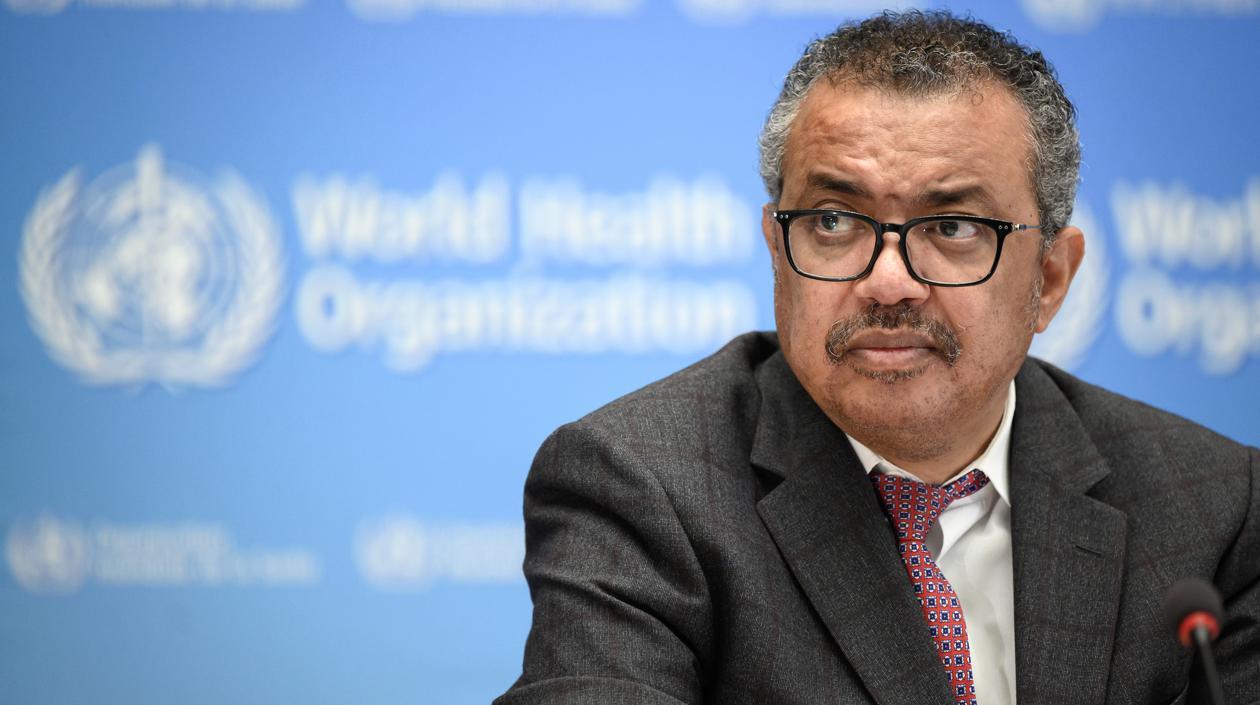 El director de la OMS, Tedros Adhanom Ghebreyesus.
