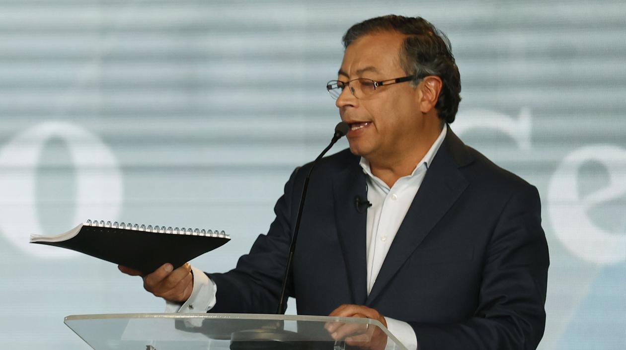 Gustavo Petro, candidato presidencial. 