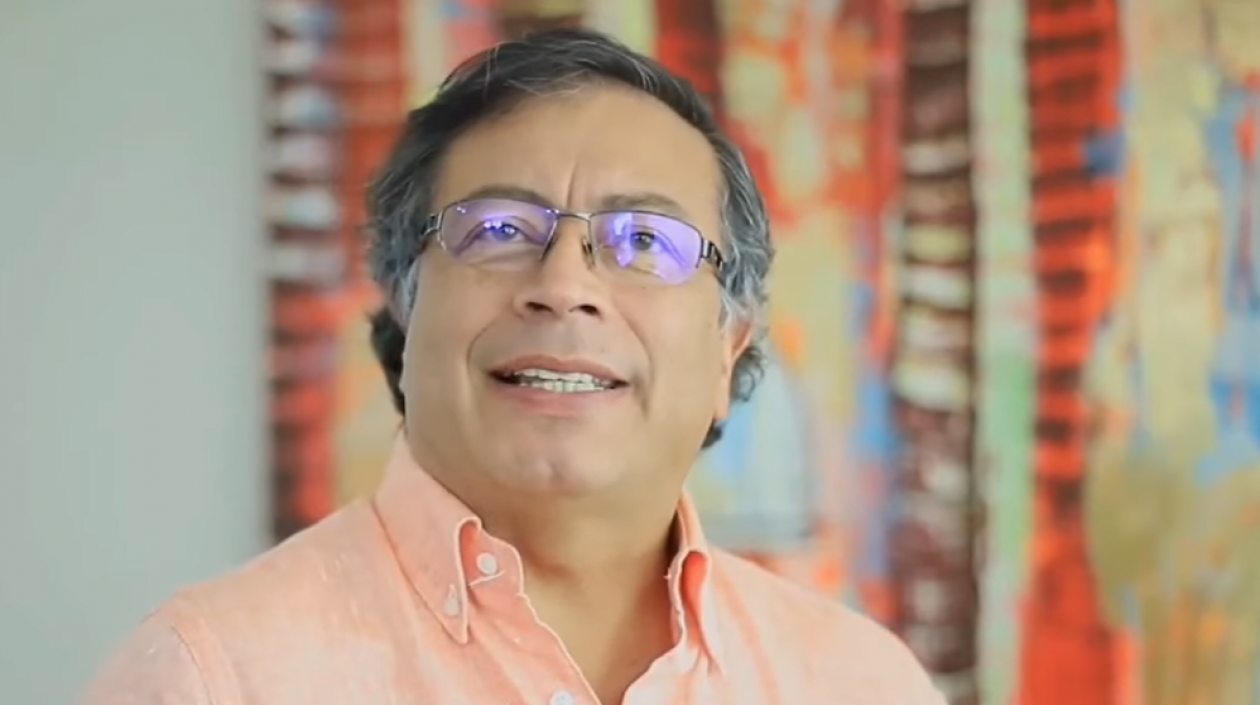 Gustavo Petro, candidato presidencial del Pacto Histórico.