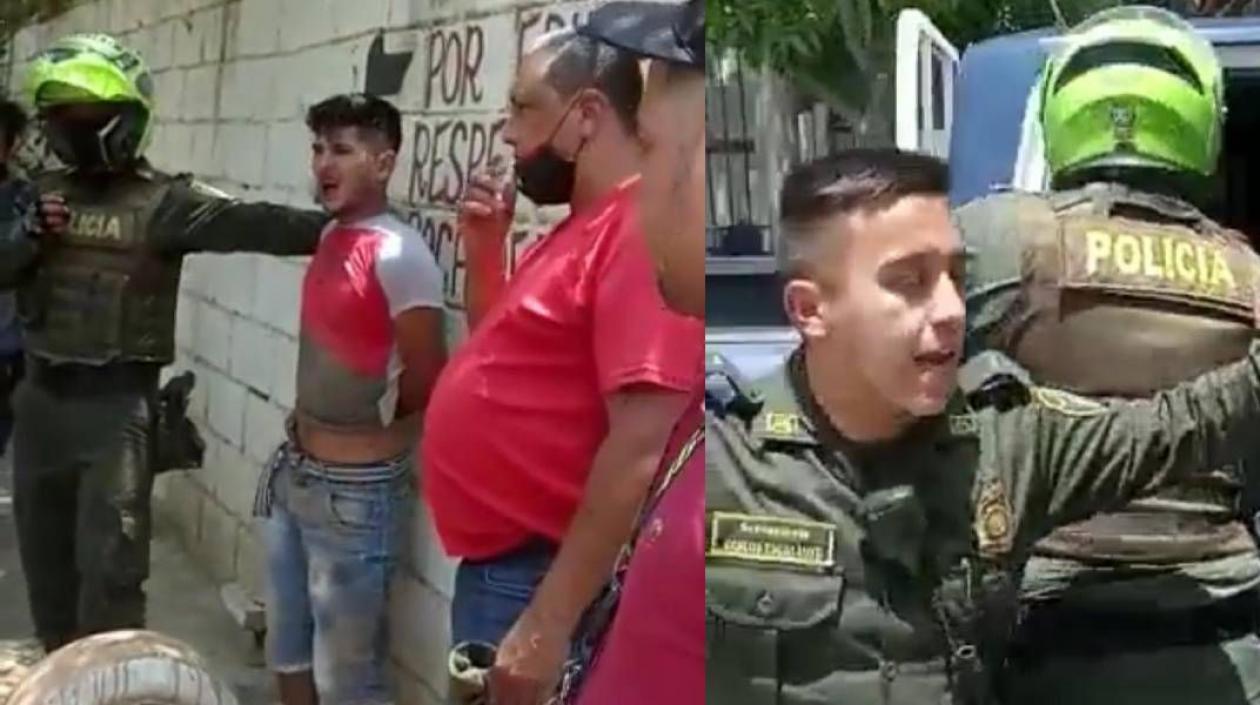 Imágenes del suceso.