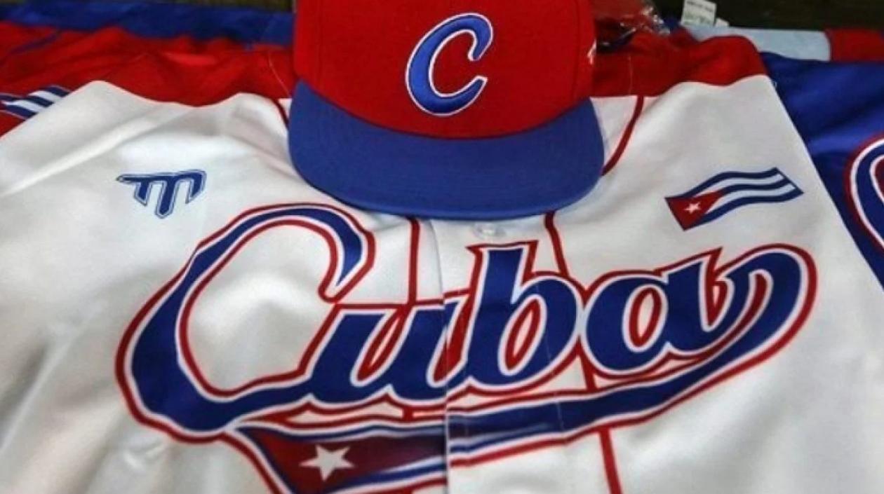 Uniforme de la Selección de Cuba. 