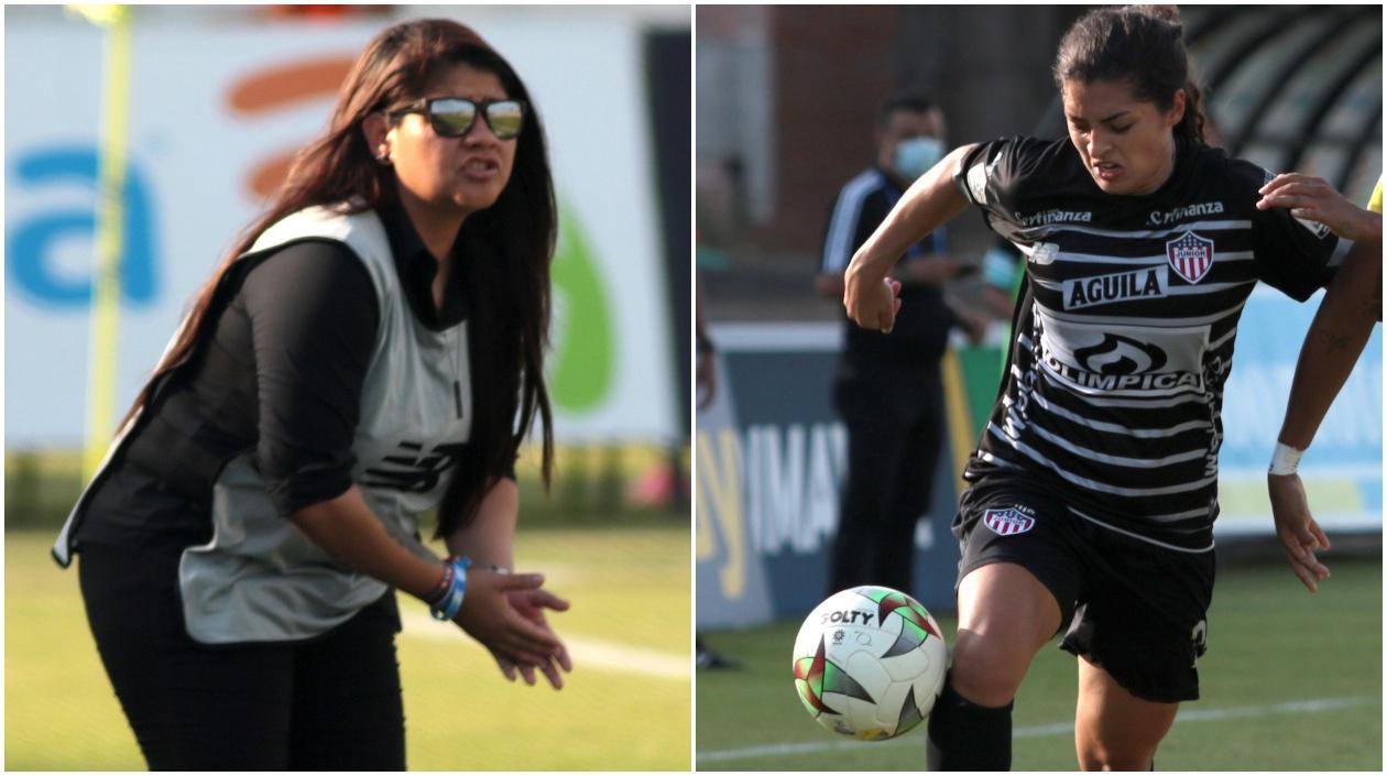 Yinaris García y Estefanía Cartagena. 