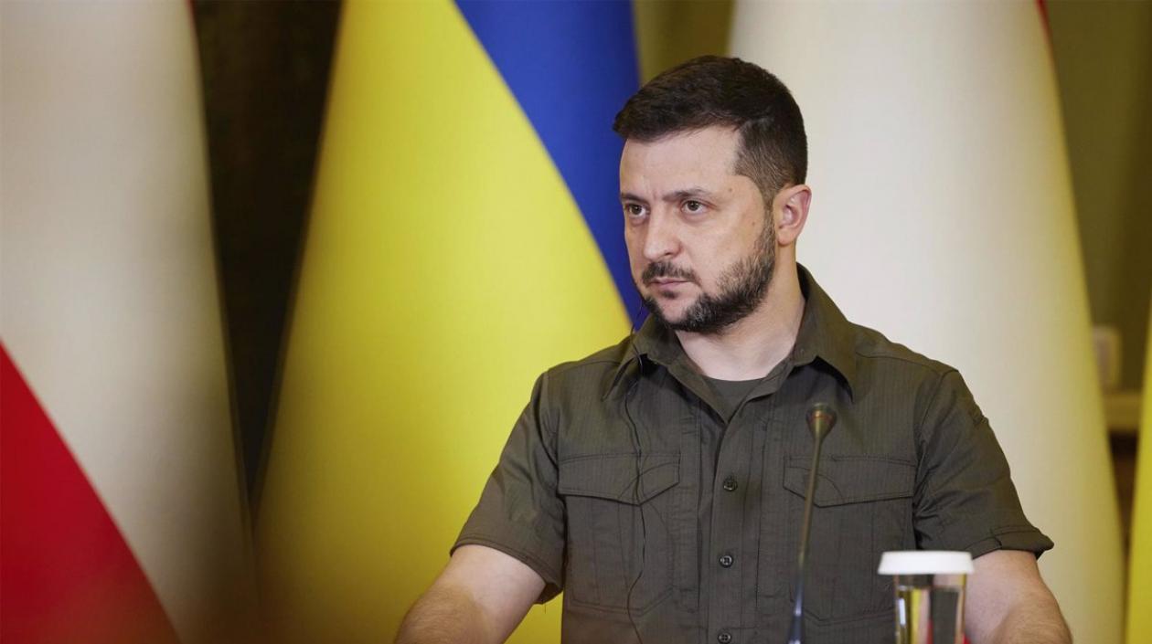 El presidente de Ucrania, Volodímir Zelenski.