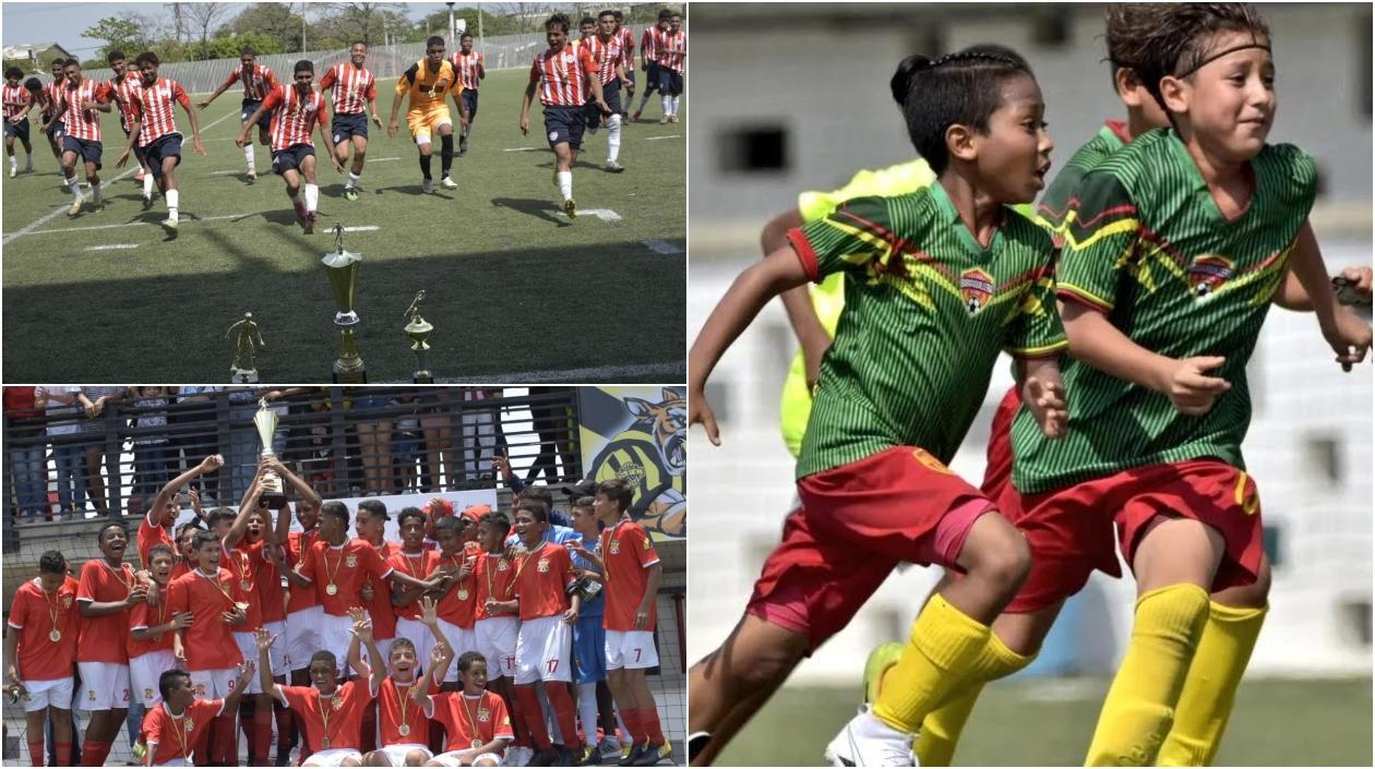 Junior, Barranquilla FC y Escuela Barranquillera con gol de Luis 'Cariaquito' González se llevaron el título.