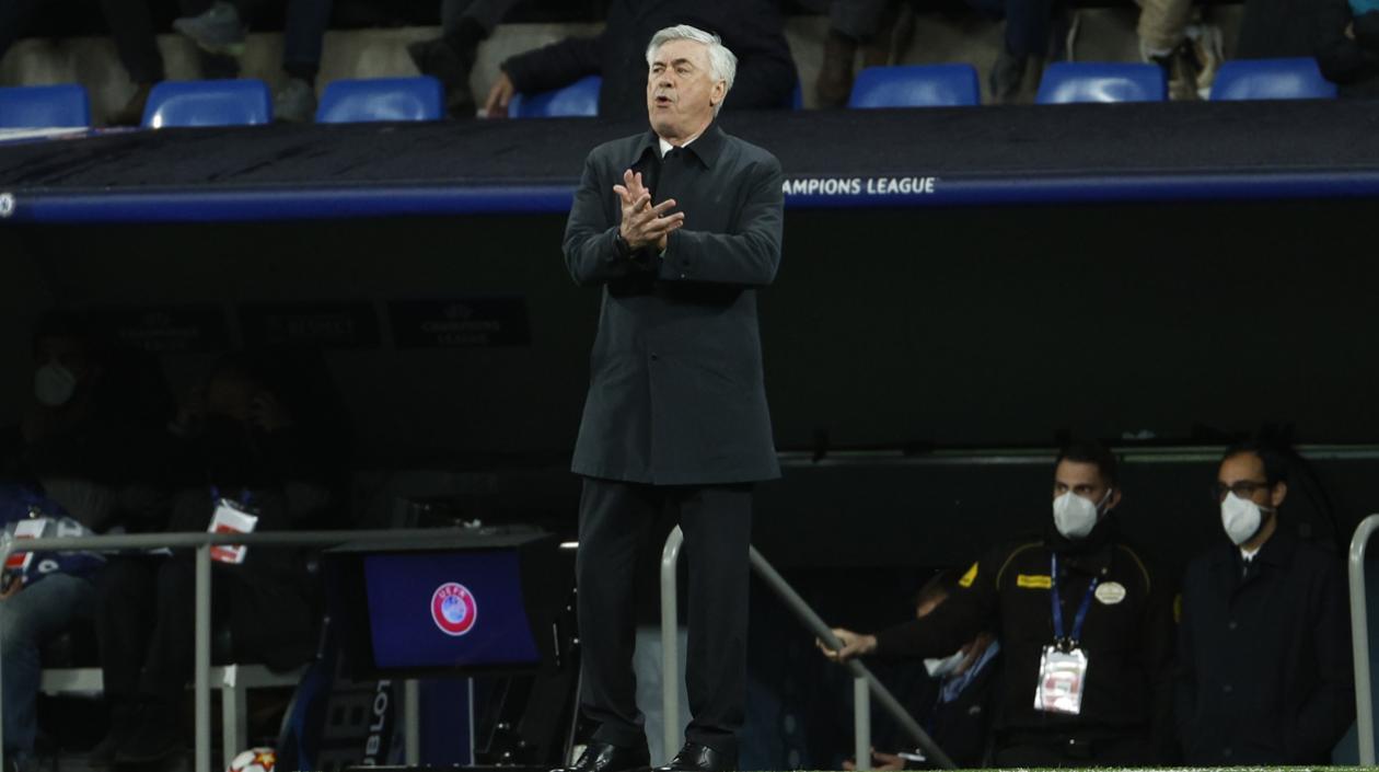 El técnico italiano del Real Madrid, Carlo Ancelotti.